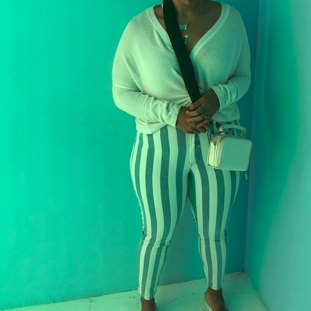 Striped Zara Jeans